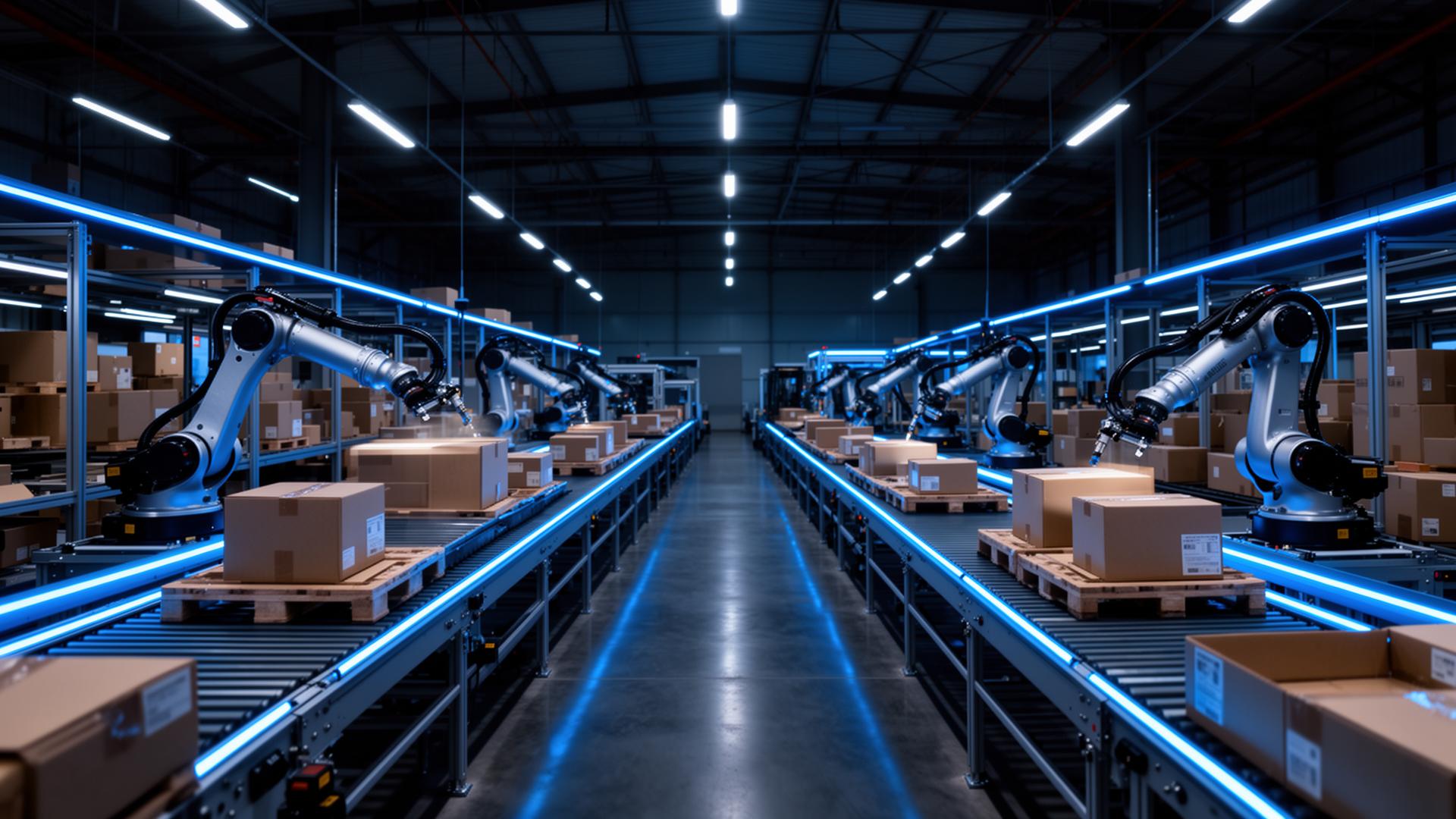 Entrepôt logistique moderne